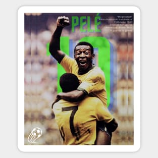 Pele Classic Vintage with details T-Shirt Sticker